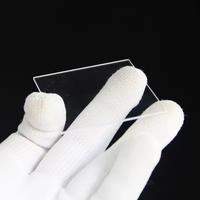 Verre de fenêtres saphir verre plat saphir plaque de fenêtre en verre optique avec revêtement ar
