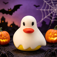 Jouets de bain en caoutchouc sur mesure de YINUO : Canard en caoutchouc fantôme d'Halloween, vente en gros directe d'usine