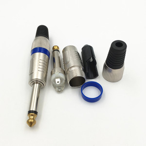 הנמכר ביותר 6.35mm מונו זכר TRS שקע תקע גיטרה אוזניות אודיו חשמל כבל מתאם מחבר - Product Image 3