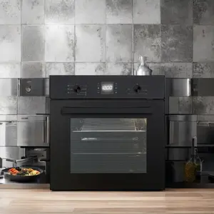 New Design 65L Double Convection Toaster Oven Bakery Electric Built-In Ovens Household Hotel Use Class Energy Single Glass