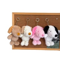 Nouveau porte-clés en peluche Esnoopy, pendentif figurine chiot, décoration de sac, vente en gros de poupées pour machines à attraper