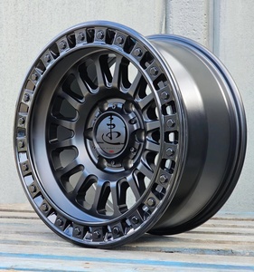 SW Beadlock 4x4 Roues 17x9 6x139.7 8x170 Off Road Jante de voiture forgée en aluminium pour F-150 Toyota Nissan Jeep RAM Hummer Lexus - Product Image 2