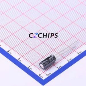 Condensateur électrolytique en aluminium à montage traversant EWH1CM101D11OT, D5xL11mm 100uF 20% 16V 110mA-120Hz - Product Image 1