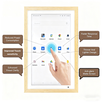 Bingkai Foto Digital Pintar HD LCD 15.6" IPS dengan Monitor Jarak Jauh Wi-Fi, Layar Anti-Silau 1080P