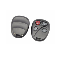 Télécommande universelle sans fil RF 433 MHz à code fixe et à code tournant, 2/4 boutons, pour portail automatique, 12V27A, plastique, portée 50-100m
