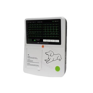 Pet ECG 3 kênh 7 inch kỹ thuật số điện tâm đồ tim Giám sát máy bác sĩ thú y ECG Máy thú y ECG màn hình - Product Image 1