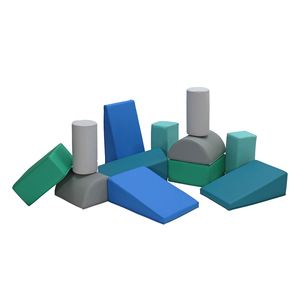 Jouets d'escalade en mousse, matériaux doux, sûrs et durables, différentes formes, ensembles de blocs empilables colorés pour enfants - Product Image 2