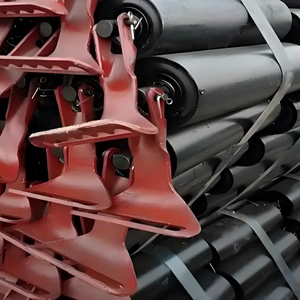 Con lăn vận chuyển vật liệu bằng hợp kim, con lăn cao su, con lăn xử lý vật liệu, ròng rọc chính xác, chống lệch hướng, con lăn vận chuyển ma sát thấp - Product Image 5