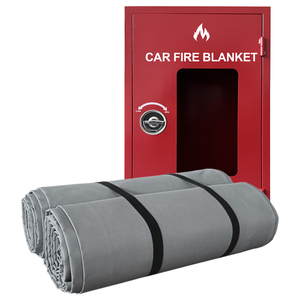 Fornitore di fabbrica in acciaio al carbonio Cabinet antincendio in fibra di vetro tessuto auto coperta antincendio per gli aeroporti di protezione antincendio - Product Image 1