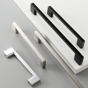 Nordic Minimalist Style Matte Brushed Cabinet Door Handle <b>for</b> Kitchen <b>Dresser</b> Shoe Wardrobe Drawer Drawer Application - Product Image 4