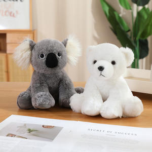 (Animales sentados simulados Elefante Panda Peluche-Tigre Jirafa Muñeca, Conjunto de serie de muñecas de tela cómodas para niños) - Product Image 5