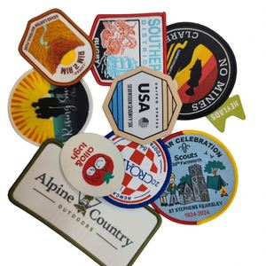 Wholesale Custom OEM Logo Designer for <b>Baseball</b> <b>Cap</b> Iron-On Woven Beaded Eco-Friendly Patches with Custom Logo Tags - Product Image 1