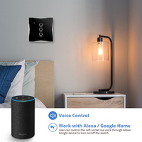 90% de réduction Tuya smart 1/2/3 Gang Smart Switch télécommande vocale lumière verre trempé tactile sans fil Wifi interrupteur électrique mural