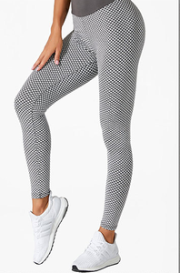 Lulu Inspiration donna pantaloncini da Yoga a vita alta Leggings sportivi senza cuciture arricciato collant elasticizzati con coulisse Spandex - Product Image 4