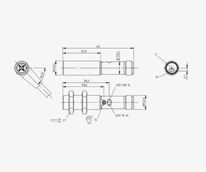 B-ALLUFF BOS 12M-<b>PS</b>-PR10-S4 (BOS01TT) Photoelectric Sensor New and Original in Stock - Product Image 5