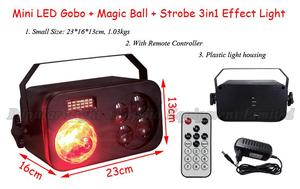 Led colore rosso verde <span class=keywords><strong>Lazer</strong></span> lampada Dj 3 in1 effetto stroboscopico palla magica Laser per festa di natale KTV disco palco luce Laser - Product Image 6