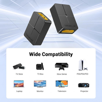 Acoplador HDMI Mindpure 4K 60Hz, Adaptador Hembra a Hembra, Extensor HDMI 2.0 para Nintendo Switch, Xbox, PS5/4, Roku TV Stick