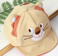 Nueva Gorra de Béisbol con Diseño de Animales para Niños, Estilo Coreano, Visera para el Sol, Primavera-Verano, Gorra Linda para Bebés