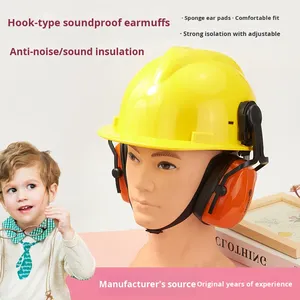 Audífonos <span class=keywords><strong>de</strong></span> Reducción <span class=keywords><strong>de</strong></span> Ruido Estilo <span class=keywords><strong>Casco</strong></span> <span class=keywords><strong>de</strong></span> <span class=keywords><strong>Seguridad</strong></span>, <span class=keywords><strong>de</strong></span> Plástico Reutilizable, para Protección Auditiva en Obras <span class=keywords><strong>de</strong></span> Construcción - Product Image 2
