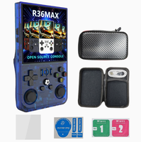 Console de jeu portable open source R36 MAX 4,0 pouces 64G/128G Batterie 4000 mAh Fonction Wi-Fi 2,4G sans fil Console de jeu rétro TV