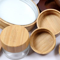 Botella Cosmética con Gotero, Tapa de Bambú, Aceite Esencial de Aromaterapia, Perfume, Tapa de Madera para Personalización de Tapas SN-0010