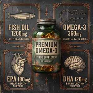 Integratori Erboristici Personalizzati OEM, Olio di Pesce a Rilascio Rapido, Softgel Naturali di Origine Marina, Omega <span class=keywords><strong>3</strong></span> EPA DHA per Energia Cardiaca e Nutrizione - Product Image 4