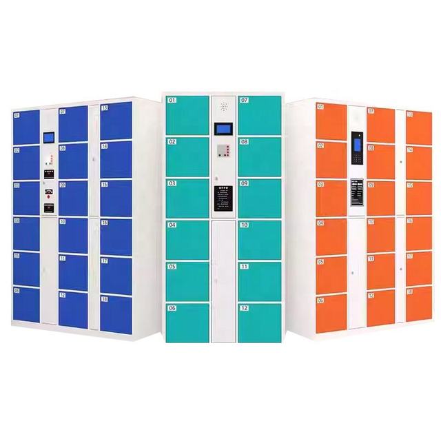 HAILUNDA 5-60 Doors Electronic Smart Parcel Delivery Steel Locker System Weatherproof & Rust Resistant