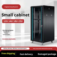 Armoire serveur 12U/14U/18U/22U, petite armoire de serveur réseau sur pied de 19 pouces, en acier laminé à froid, 600/800/1000 en stock