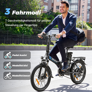 Varun C20-1pro Student 20" Foldable E-bike 250w 3-level 48v7.8ah Disc Lcd 25.8kg Eu Campus Commute Wholesale C20-1 - Product Image 6