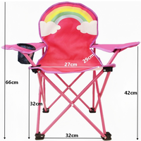 Fauteuil pliant moderne et léger pour enfants, chaise de plage portable pour les voyages, le jardin, les pique-niques et le camping