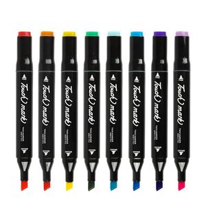 Ensemble de marqueurs permanents à double pointe de 80 couleurs avec couleurs personnalisables et emballage en boîte en plastique - Product Image 3