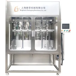 Factory Price Automatic Honey Pesto Sauce Chocolate Viscous Liquid Filling Capping Machine Labeling Machine