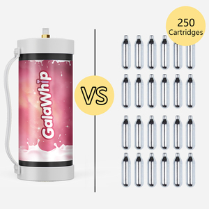 GalaWhip 2026 Cream Whippers Eco-Friendly Carbon Steel Gas Cylinder <b>Dessert</b> Tools OEM Customization Wholesale Stocked 2pcs/<b>Box</b> - Product Image 4