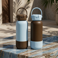 Bouteille de sport YEWAY en acier inoxydable sans BPA avec paille, isolation sous vide à double paroi, couvercle anti-fuite pour la salle de sport et le bureau – Meilleure vente