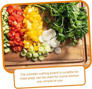 Planche à découper en bois d'acacia double face épaisse sur mesure pour boucher, idéale pour la viande et les charcuteries en cuisine (vente en gros) - Product Image 5