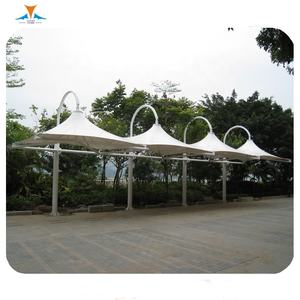Auto Parking Schaduw Trek Stof Structuur Luifels Carport Treksterkte Membraan Structuur - Product Image 6
