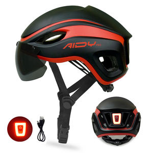 <span class=keywords><strong>Casco</strong></span> de Bicicleta LED con Certificación CE EN1078, con Visera Magnética para Niños, Jóvenes y Adultos - Product Image 1