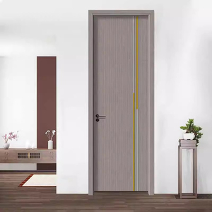 Maßgefertigte Premium Feuerfeste Innen-Stahltür mit Modernem Design und Veredelter Oberfläche, Seitliche Öffnung für Badezimmer und Schulprojekte - Product Image 4