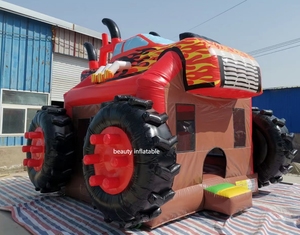 Camion monstre gonflable personnalisé maison de rebond château de saut gonflable moonwalk château gonflable pour les enfants - Product Image 2