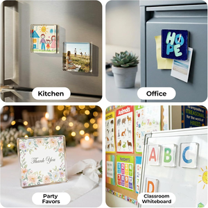 Custom Size Packaging Transparent Durable Eco Friendly Strong Magnet Acrylic DIY for Creative Craft Projects - Product Image 3