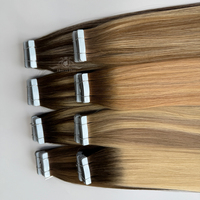 Extensions de cheveux humains Herrera Ombre Tape-in, Extensiones De Cabello Humano, Extensions de cheveux naturels vierges à bandes adhésives