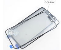 Verre d'écran avant avec cadre et film OCA 3-en-1 pour iPhone X XS Max XR 11 11 PRO 12 12 13 14 15 16 17 17PM – Verre avec OCA