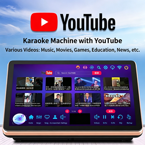 Máquina de Karaoke Portátil para el Hogar con Amplificador Incorporado, 1TB, 18.5 Pulgadas, Todo en Uno, para Fiestas Familiares - Product Image 3