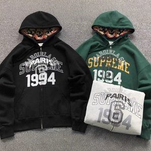 <span class=keywords><strong>Felpa</strong></span> con Cappuccio in Cotone Felpato con Logo Box e Motivo Floreale Cashew, Collezione Invernale 25FW - Product Image 2