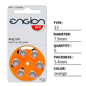 Haute Performance Power One Zinc Air batterie <span class=keywords><strong>pour</strong></span> <span class=keywords><strong>appareil</strong></span> <span class=keywords><strong>auditif</strong></span> Premium Chine prix bon marché <span class=keywords><strong>pour</strong></span> la surdité oreille et produits d'accessoires auditifs - Product Image 3