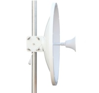 Antenne parabolique extérieure double polarisation CBRS 3,3-3,8 GHz 2x25dBi