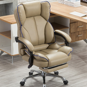 Venta al por mayor lindo Rosa moderno muebles jefe silla de oficina cómoda de cuero y malla con reposacabezas grande y alto premium blanco barato - Product Image 6