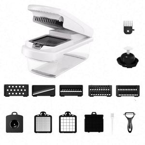 15pcs in 1 Multi-functional Fruit & <b>Vegetable</b> Tools Manual Onion Slicer Veggie Slicer Food & <b>Vegetable</b> <b>Chopper</b> - Product Image 4