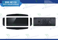 Layar Sentuh Portabel Wireless Carplay OEM ODM 10.26'' Incell, Wireless Android Auto Mirror Link untuk Semua Mobil Universal