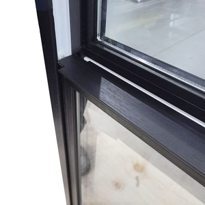 NFRC Résistant Taille Personnalisée Double Vitrage Ouragan Impact Noir Sash Double Hung Fenêtres en Aluminium avec Barres de Sécurité - Product Image 2